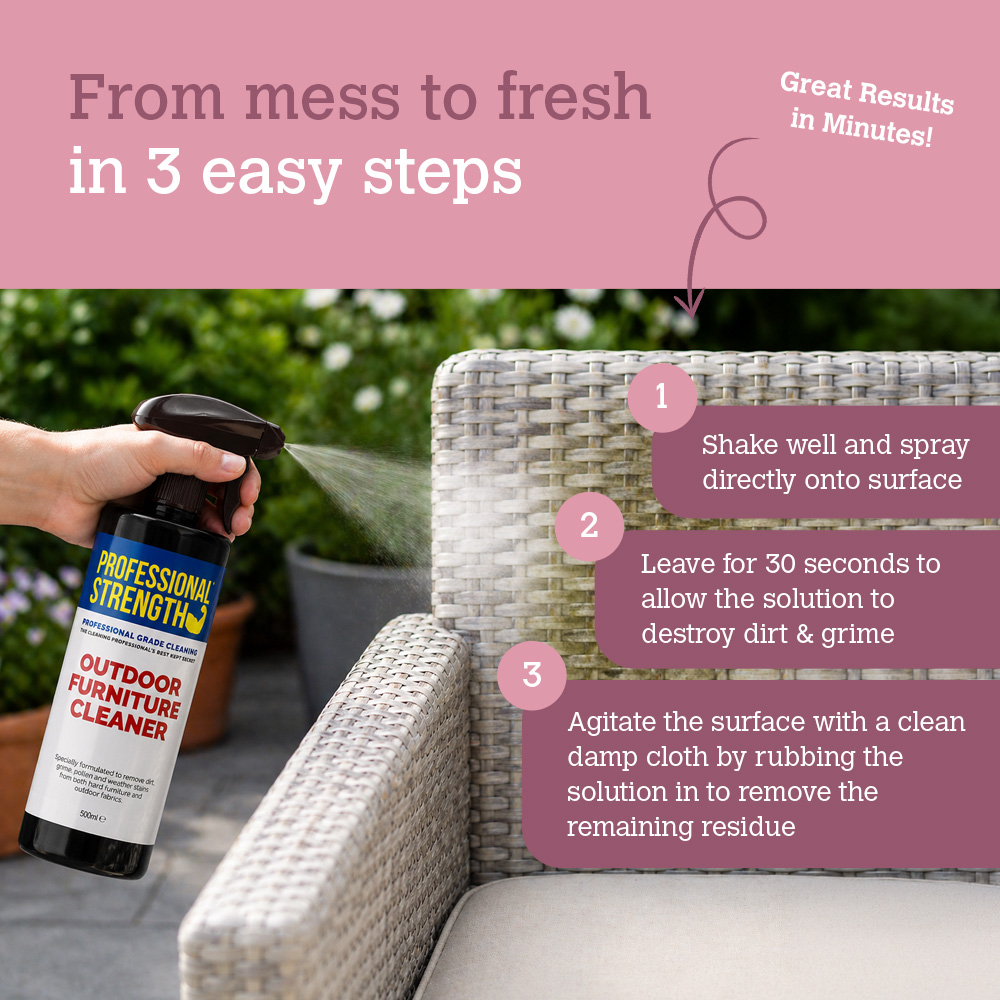 Professional Strength Outdoor Furniture Cleaner