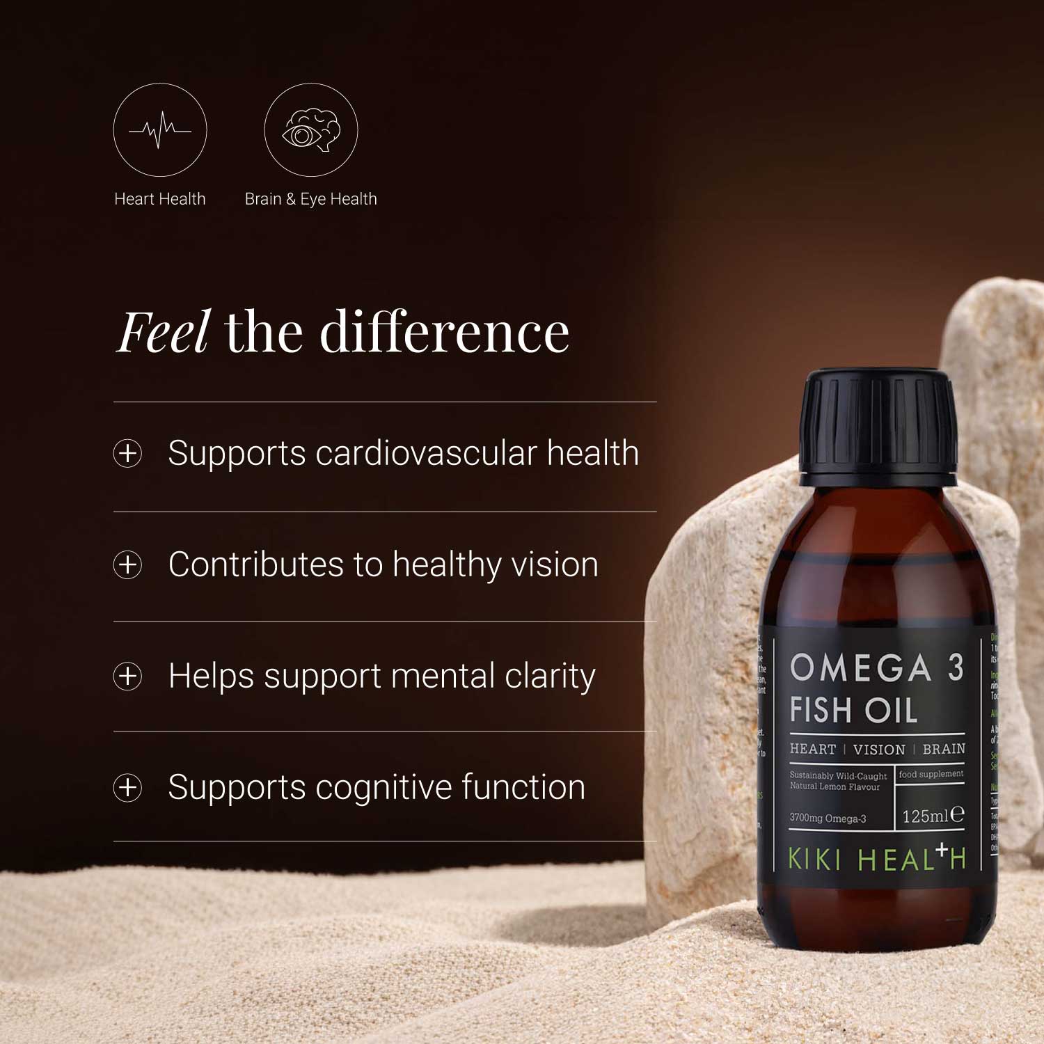 KIKI Health Omega 3 Fish Oil 125ml