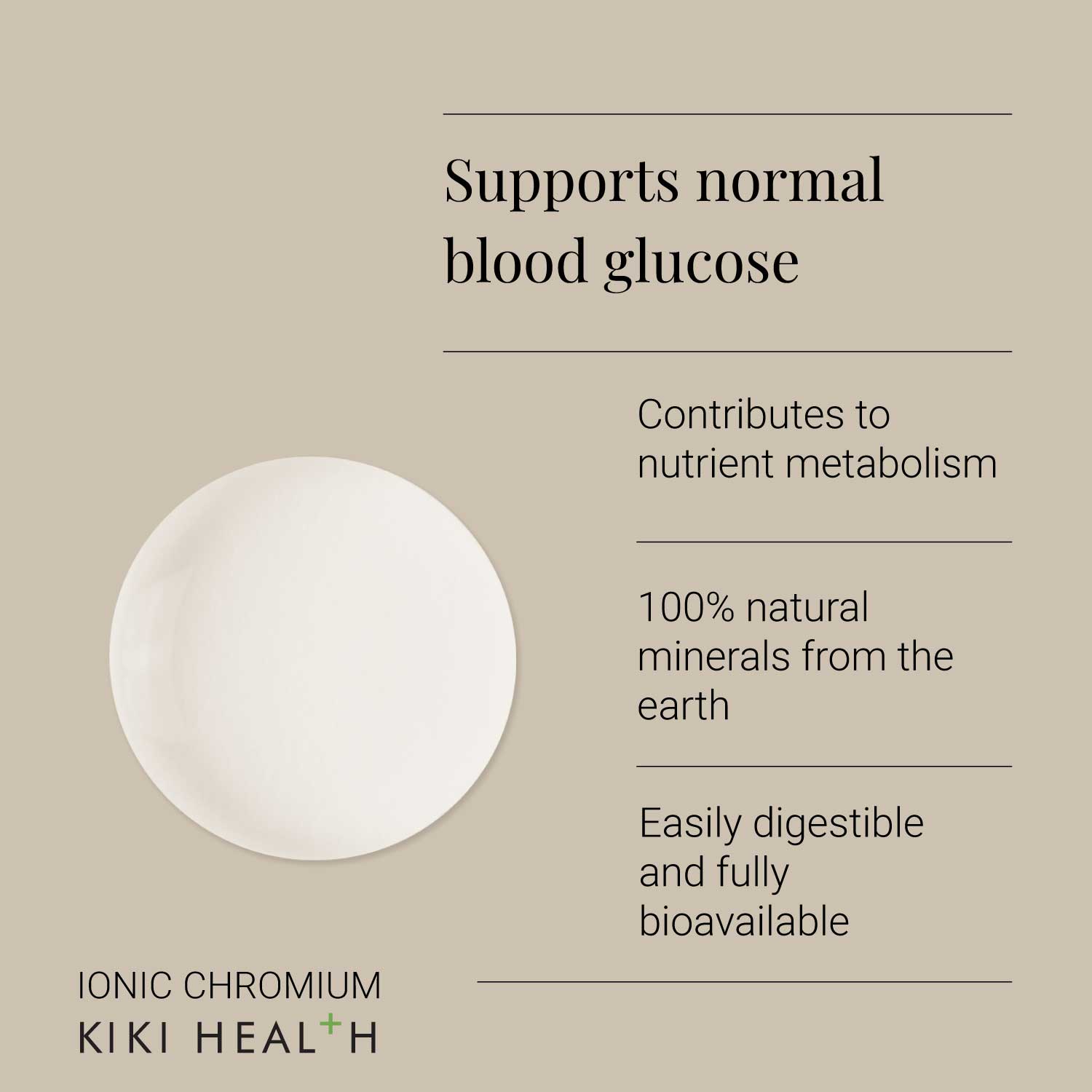 KIKI Health Ionic Chromium Liquid Concentrate 50ml