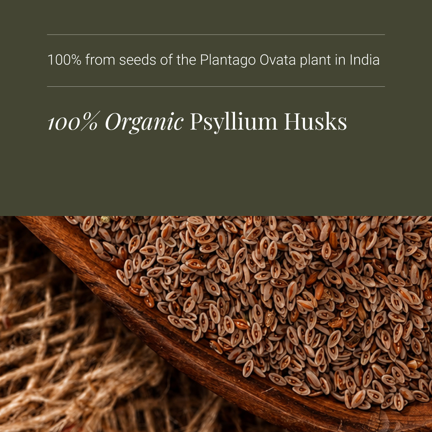 KIKI Health Organic Psyllium Husks 850mg