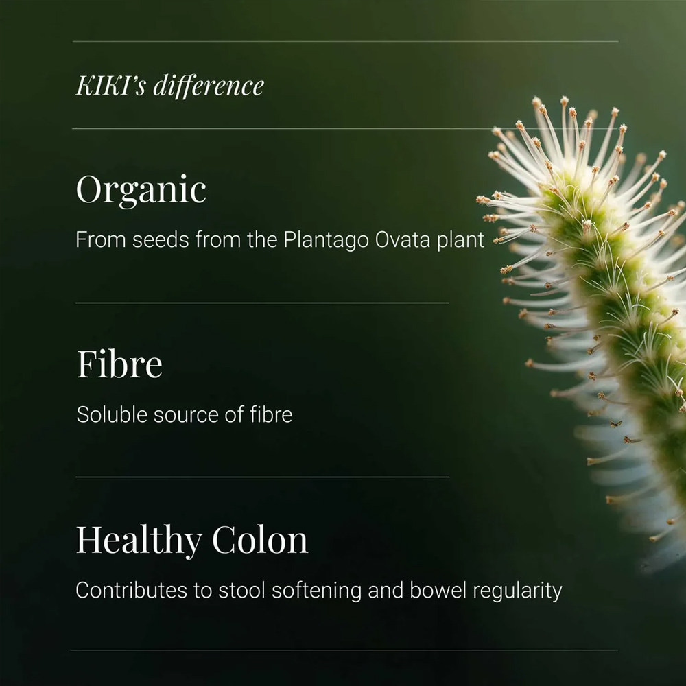 KIKI Health Psyllium Husks, Organic - 120 Vegicaps