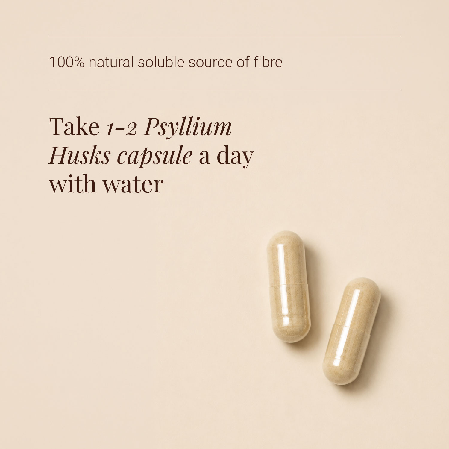 KIKI Health Organic Psyllium Husks 850mg