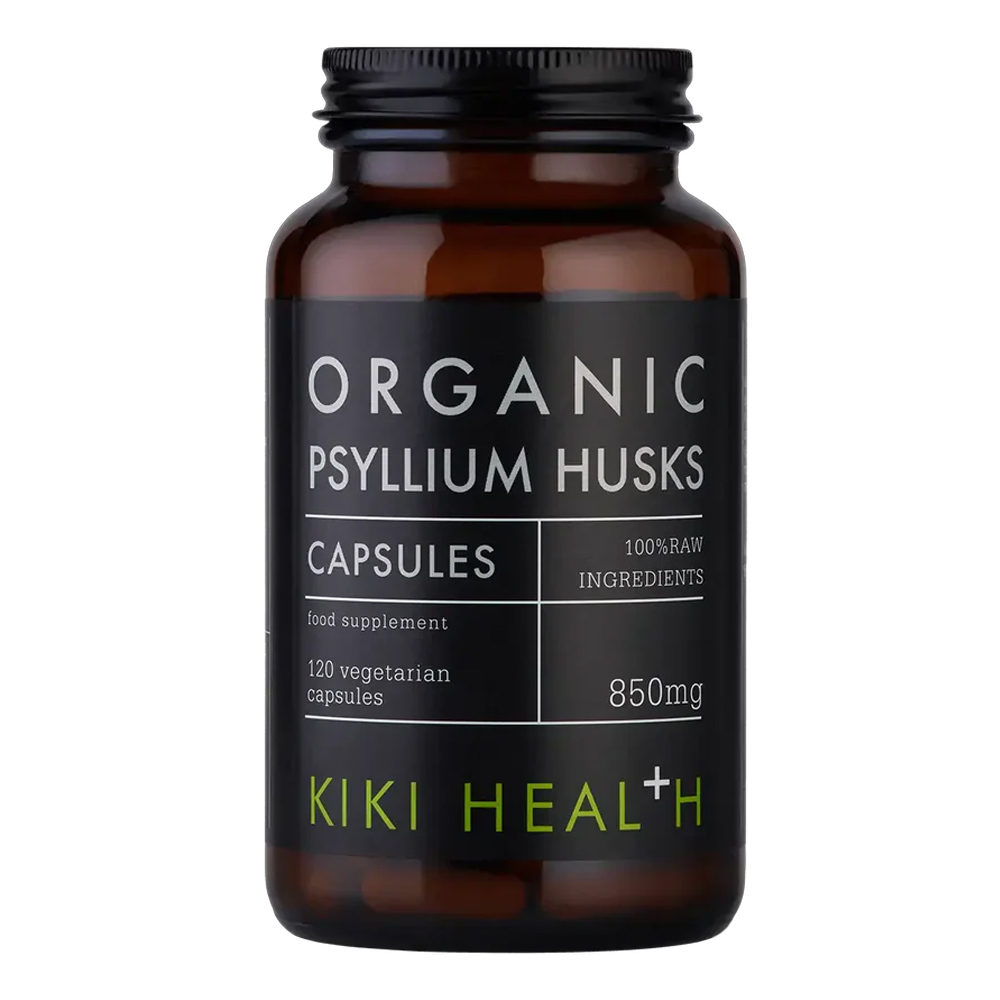 KIKI Health Psyllium Husks, Organic - 120 Vegicaps