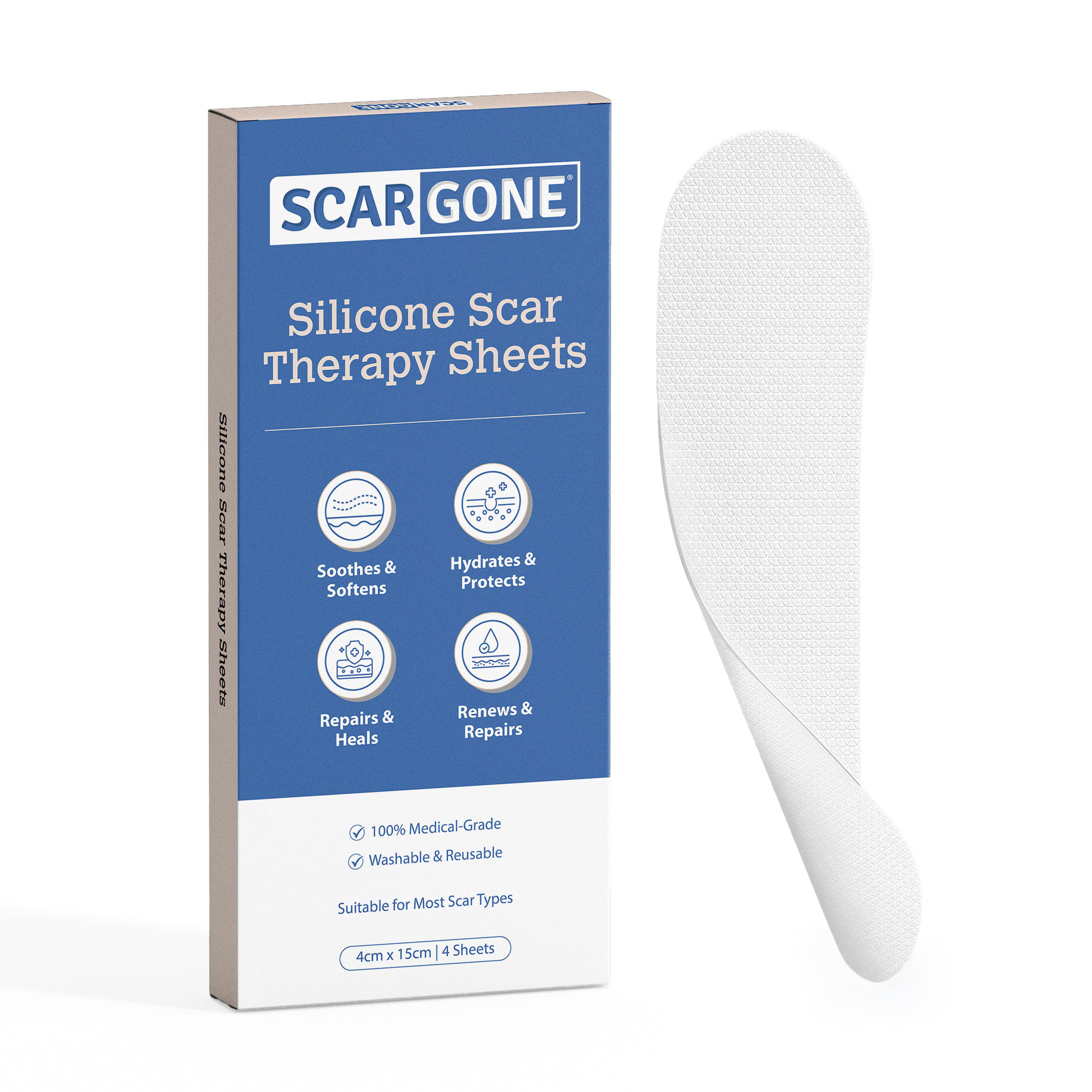 ScarGone Silicone Scar Therapy Sheets