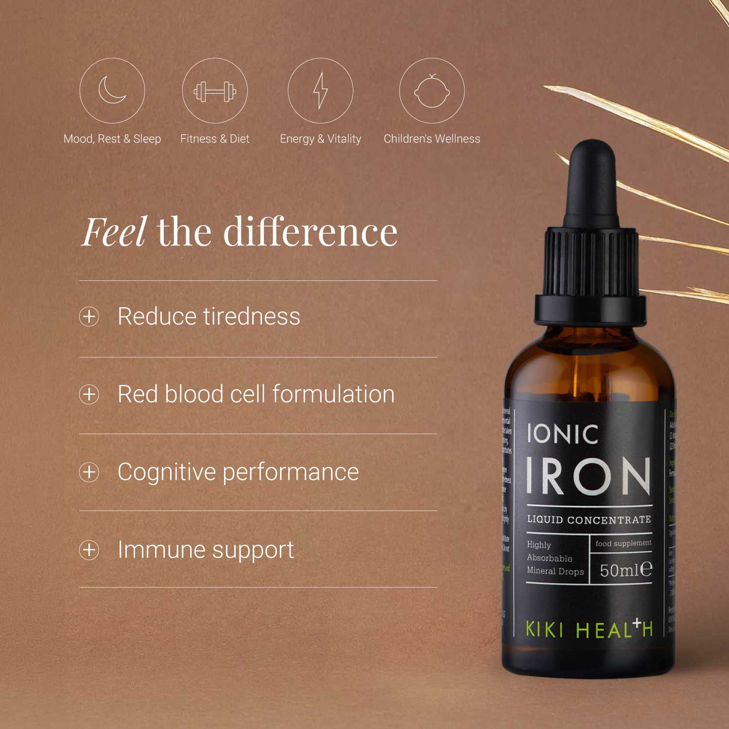 KIKI Health Ionic Iron Liquid Concentrate 50ml
