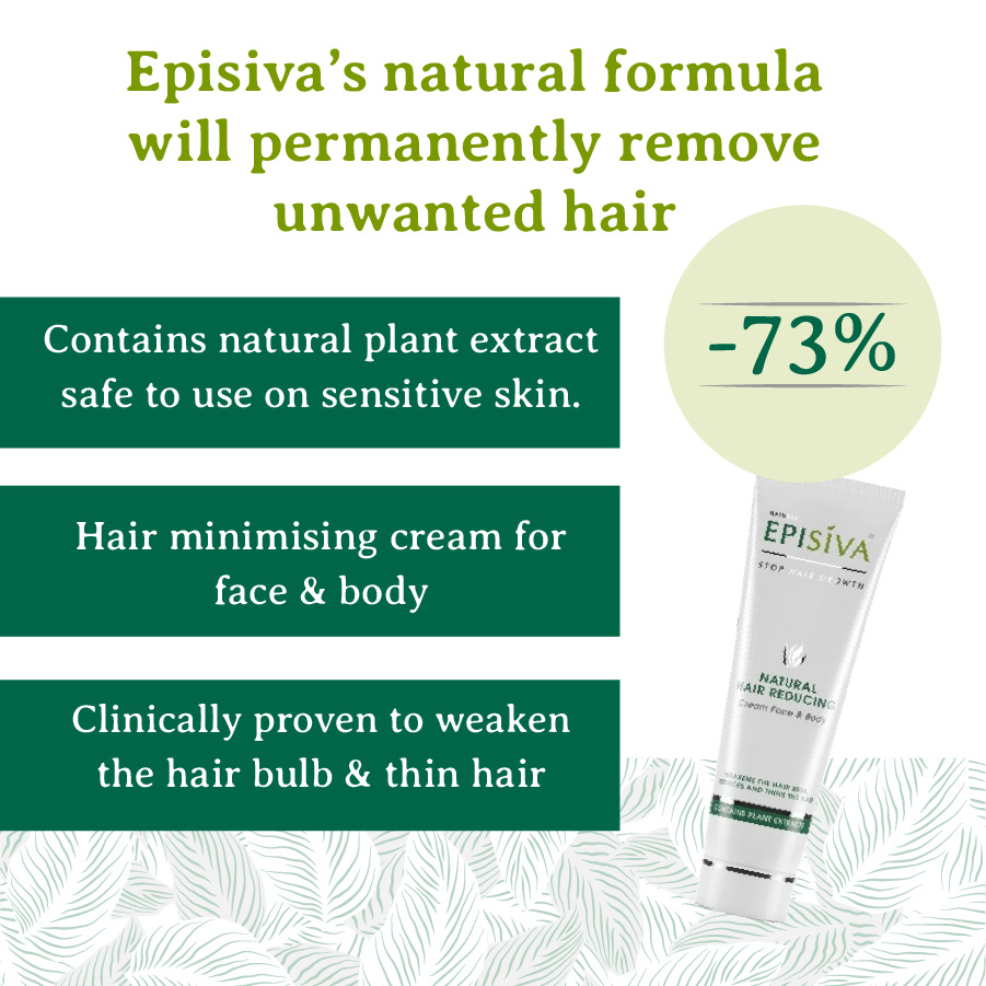 Hair Reducing Cream for Face & Body by Episiva