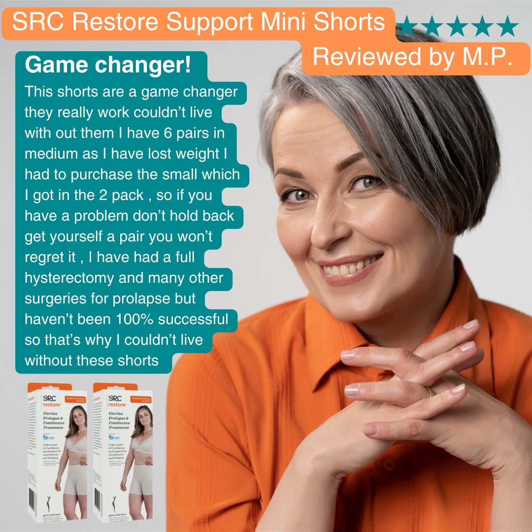 SRC Health Restore Incontinence & Prolapse Support Shorts