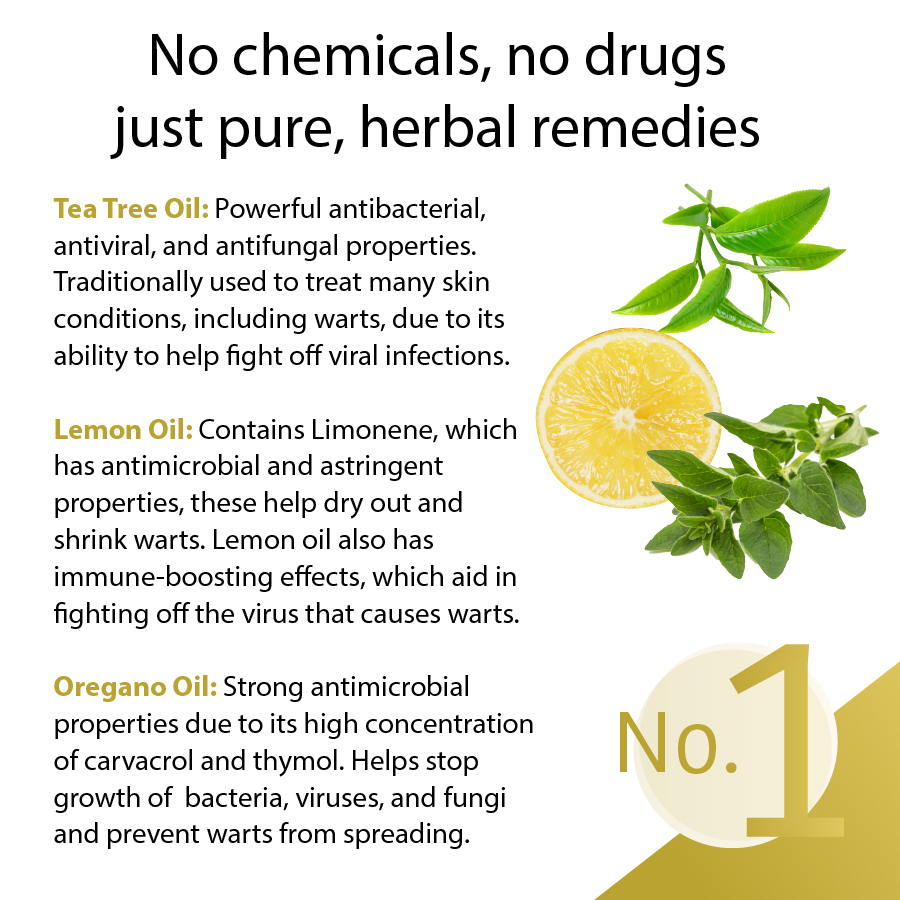 Natural Healing Oils No.1 Warts