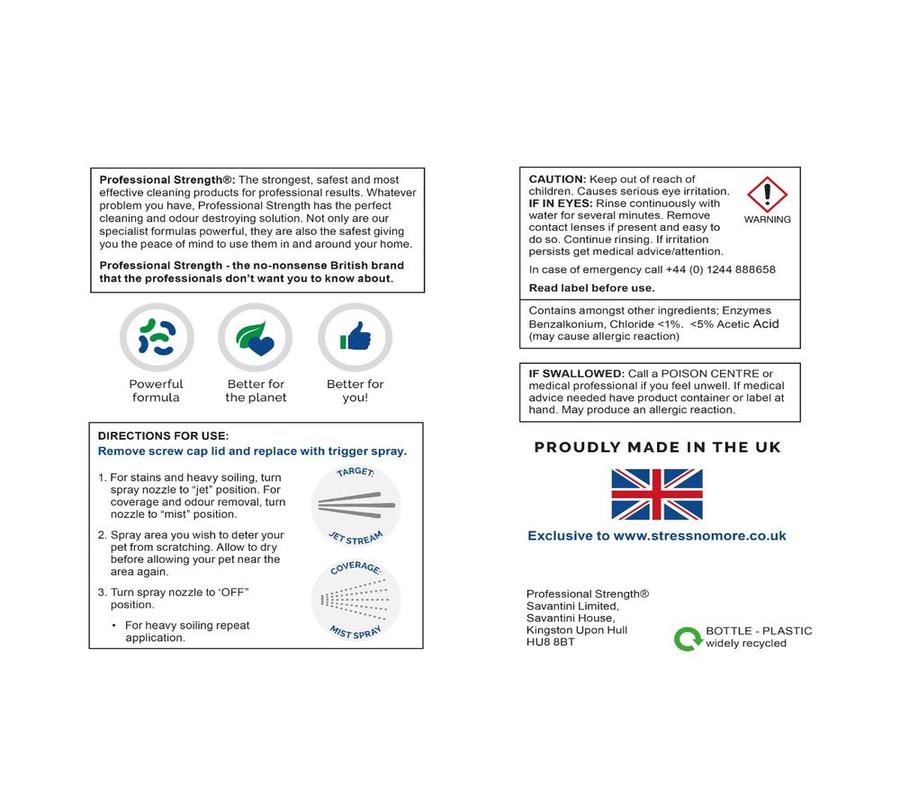 Professional Strength Mould & Mildew Remover - Bleach Free Formula