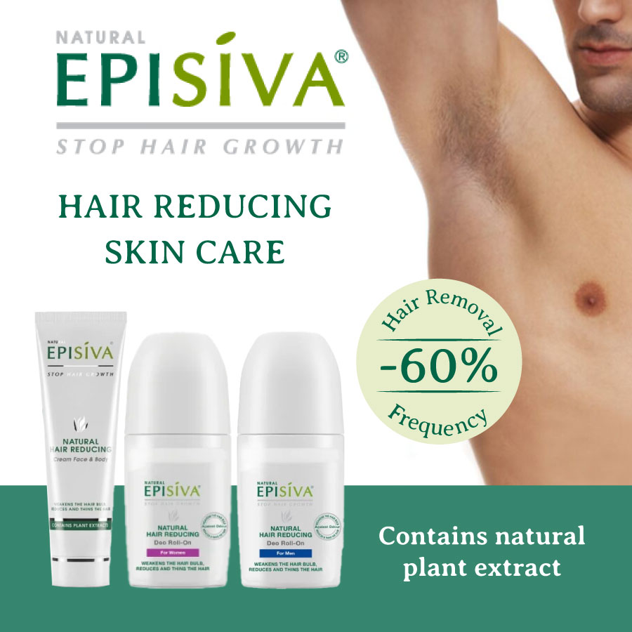 Episiva Natural Hair Reducing Roll On Deodorant - For Women