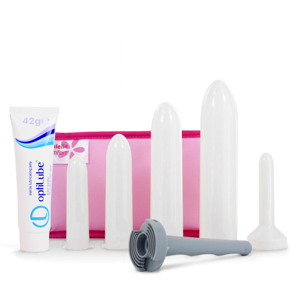 Amielle Comfort Vaginal Dilator Set with Optilube Lubricant 1