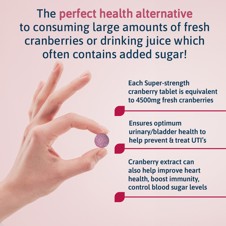 Osalis Super Strength Cranberry Supplement 4500mg