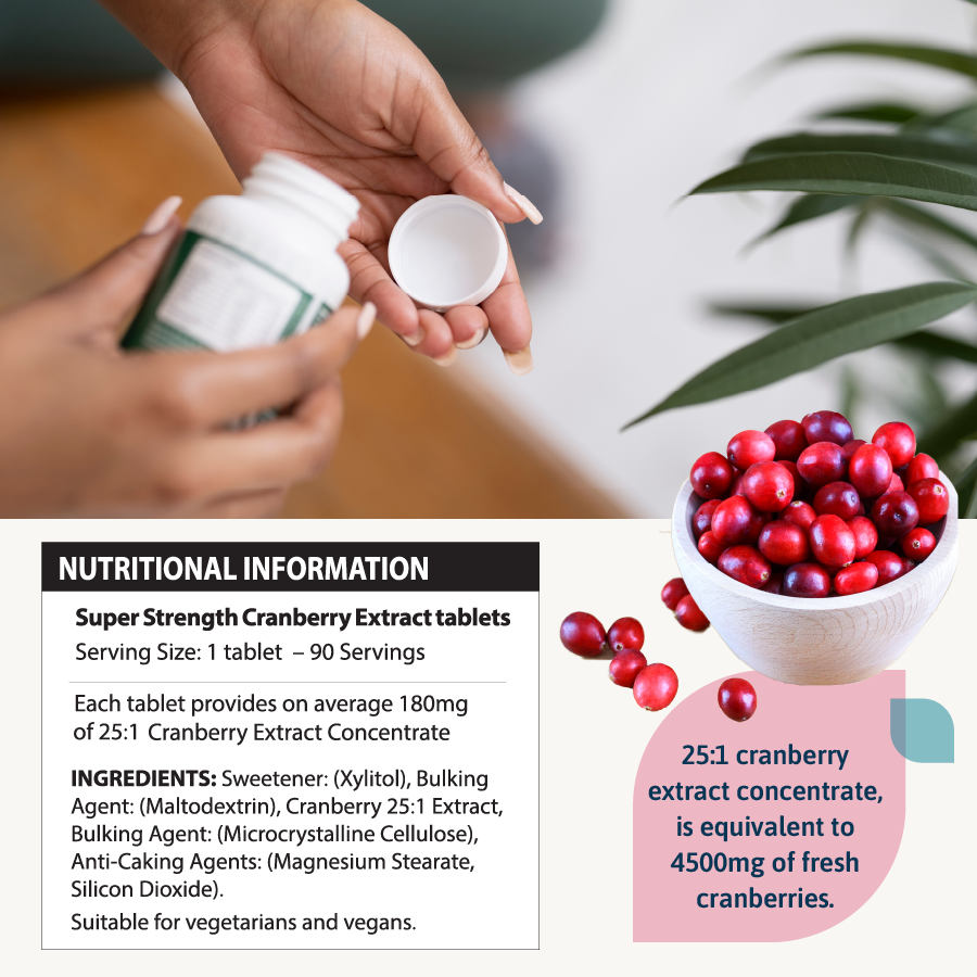 Osalis Super Strength Cranberry Supplement 4500mg