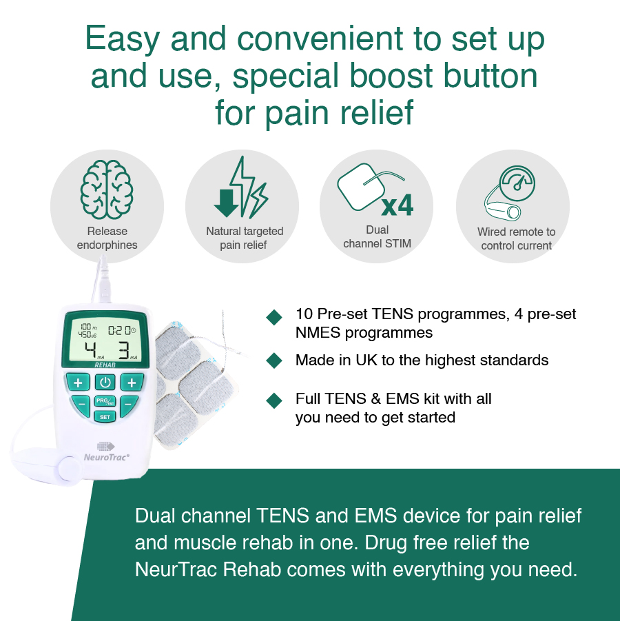 NeuroTrac Rehab EMS and TENS Machine