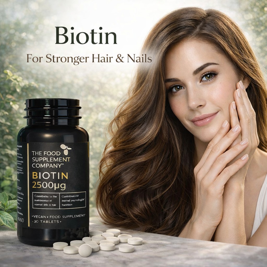 The Food Supplement Company Biotin Tablets 2500μg