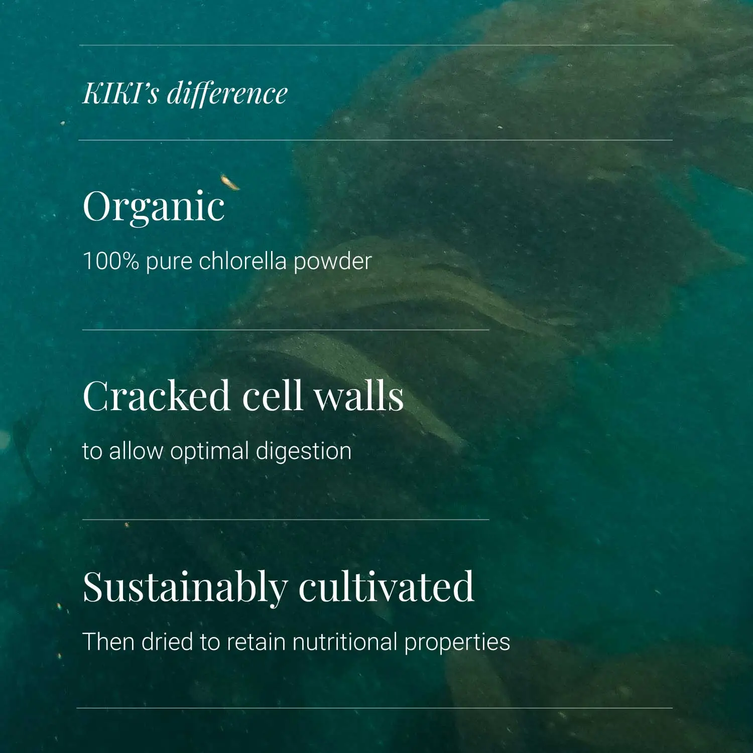 KIKI Health Organic Chlorella Tablets - 200