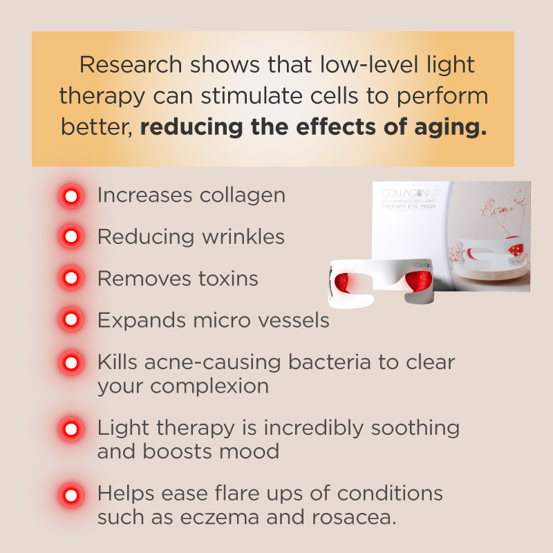Collagenius Red Light Therapy Eye Mask