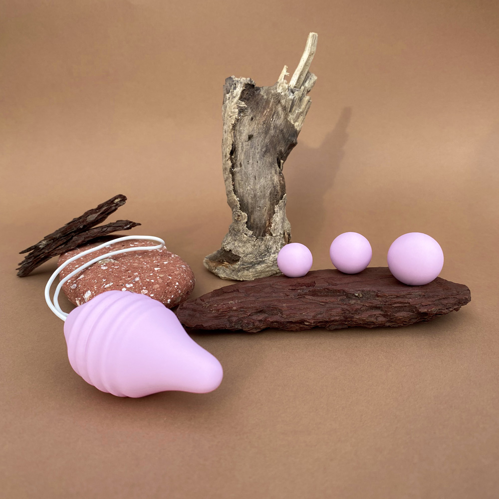 Femintimate Pelvix pelvic floor muscle trainer with removable weighted balls, vaginal weight exercise system for pelvic floor strengthening, incontinence support and prolapse management