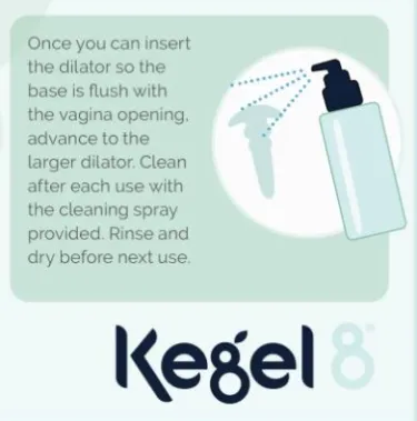 Kegel8 Dilator Gel & Antibacterial Spray