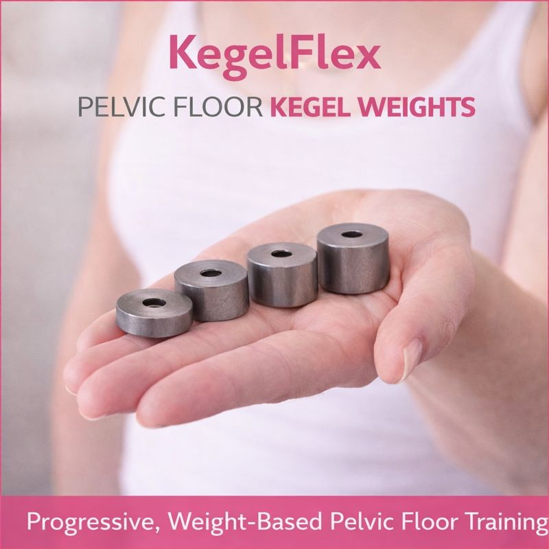 KegelFlex Pelvic Floor Kegel Weights – Clinically Designed Vaginal Weights for Pelvic Floor Muscle Strengthening