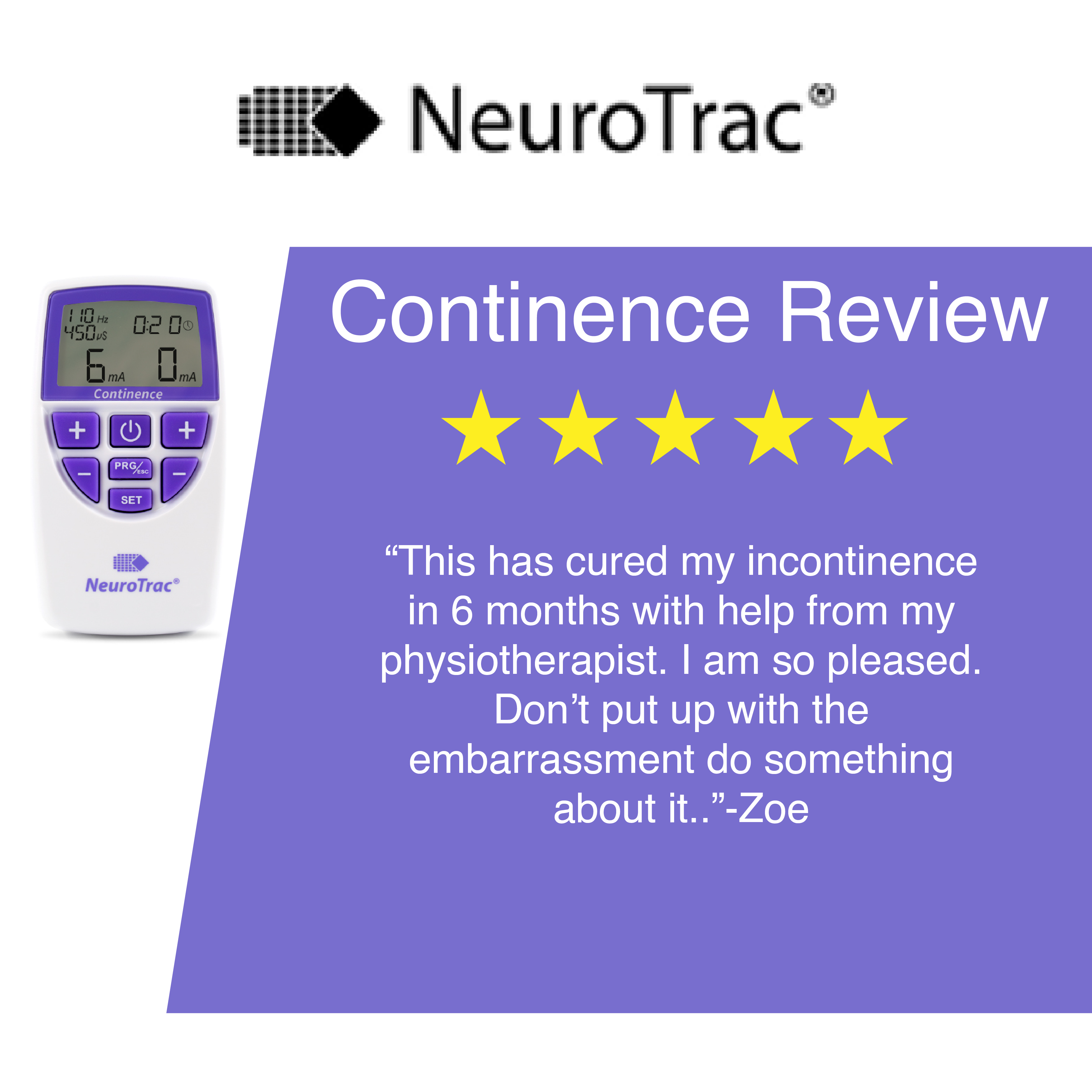 NeuroTrac Continence Pelvic Exerciser