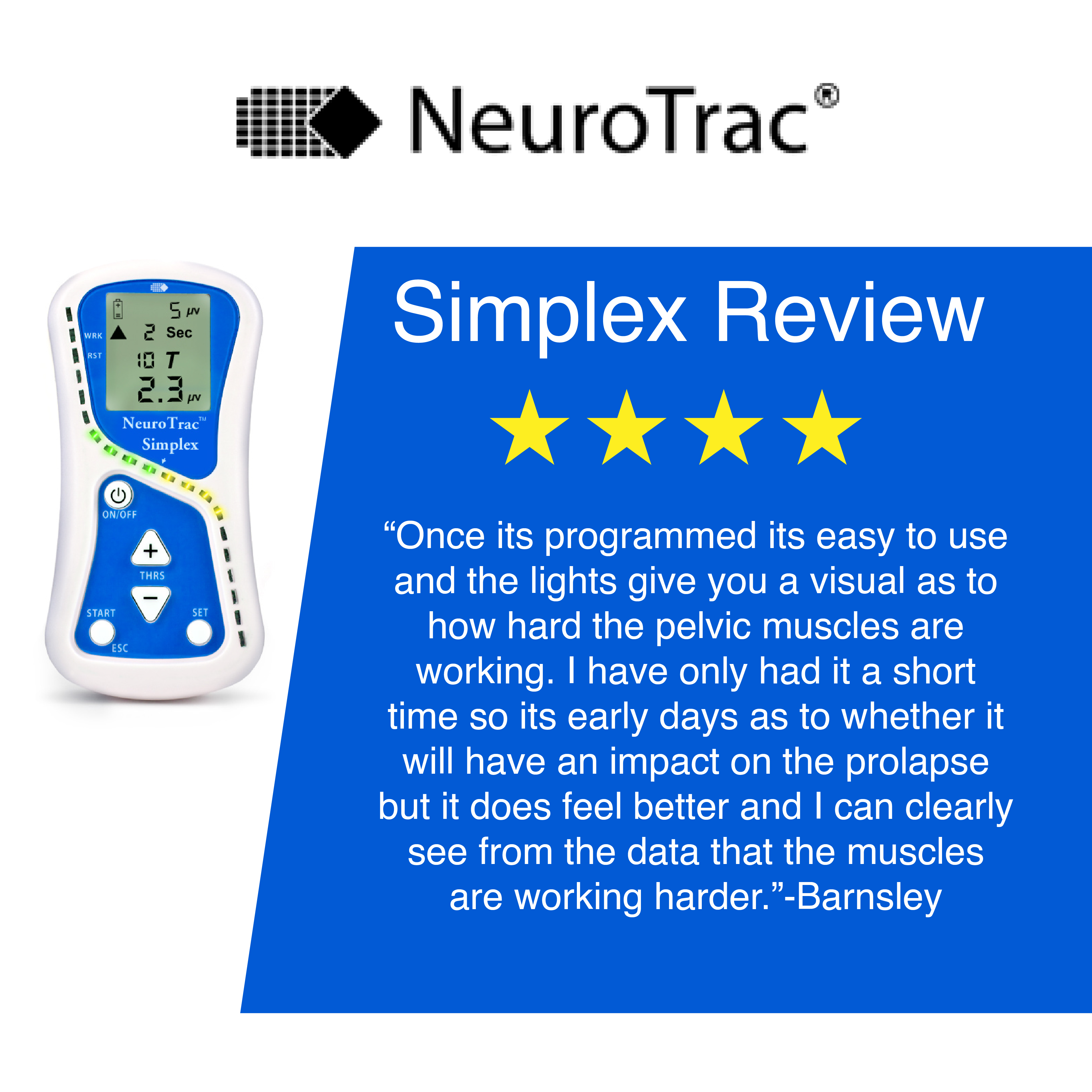 NeuroTrac Simplex EMG Biofeedback