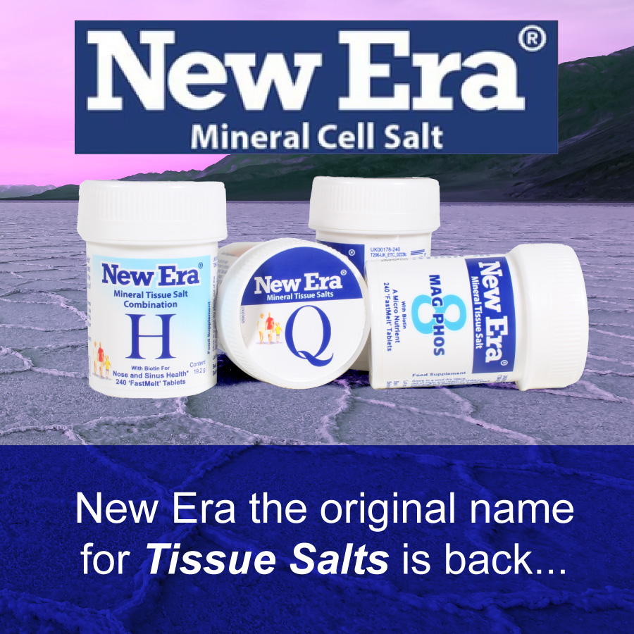 New Era Mineral Cell Salt Combination Q Mucous Membrane Health 240 Tablets