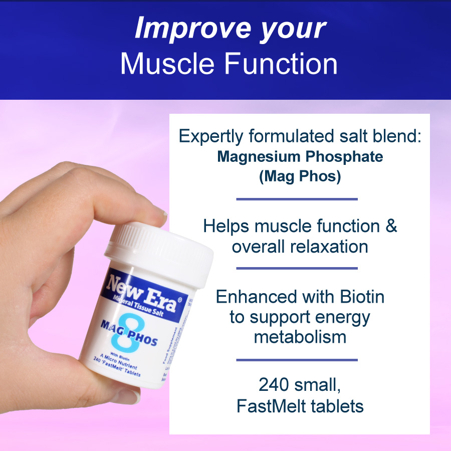 New Era No. 8 Mag Phos (Magnesium Phosphate) 240 Tablets