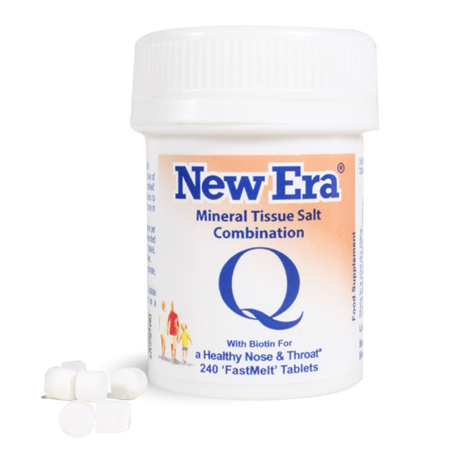 New Era Mineral Cell Salt Combination Q Mucous Membrane Health 240 Tablets