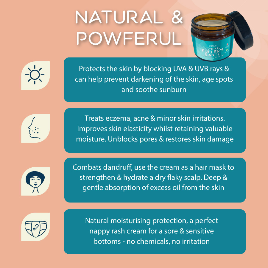 Osalis Ultimate Fullers Earth Zinc Oxide Cream