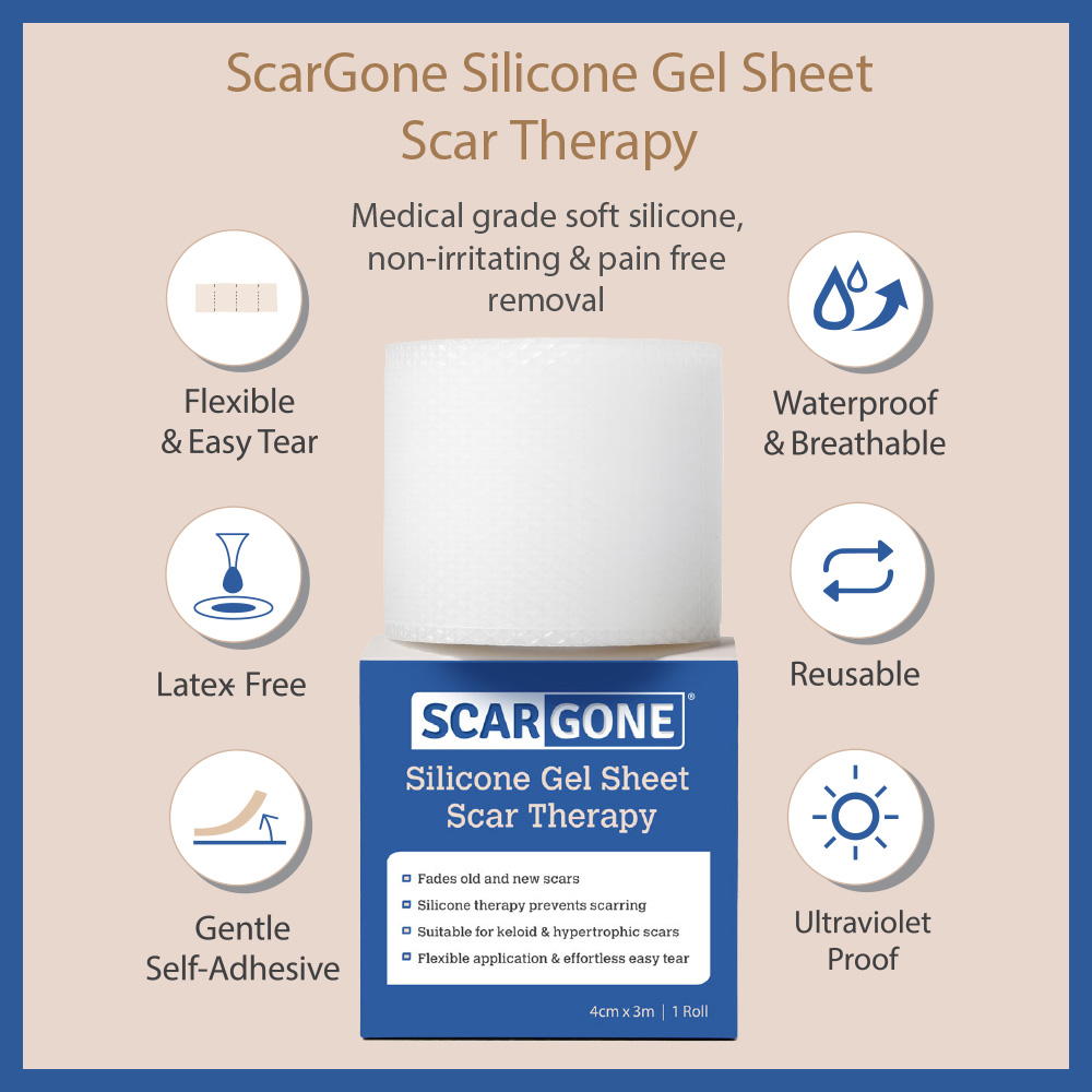 ScarGone Complete Silicone Scar Therapy Pack