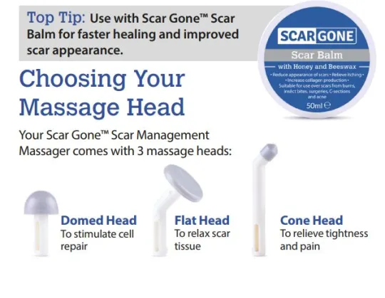 ScarGone™ Scar Management Massager & Balm Set 
