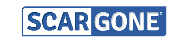 SCARGONE brand logo featuring strong uppercase lettering in white placed inside a blue split rectangular badge.