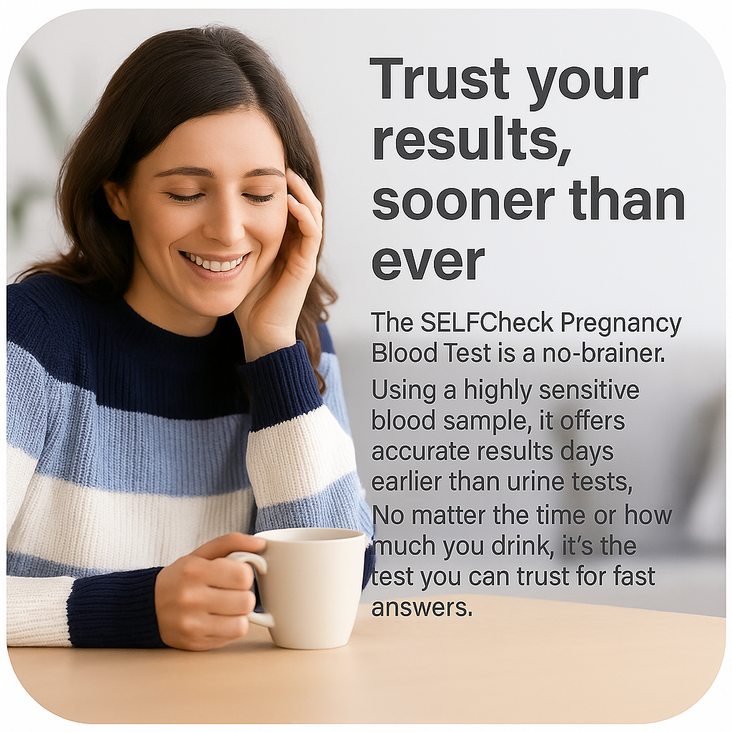 SELFCheck Pregnancy Blood Test