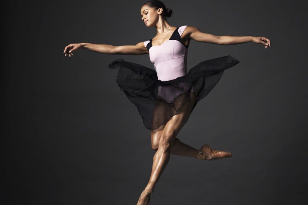 Get a Happier, Healthier Body! Your Guide to The Franklin Method-StressNoMore. Ballet dancer performing a graceful leap, demonstrating mindful movement, alignment, and body awareness principles often used in the Franklin Method