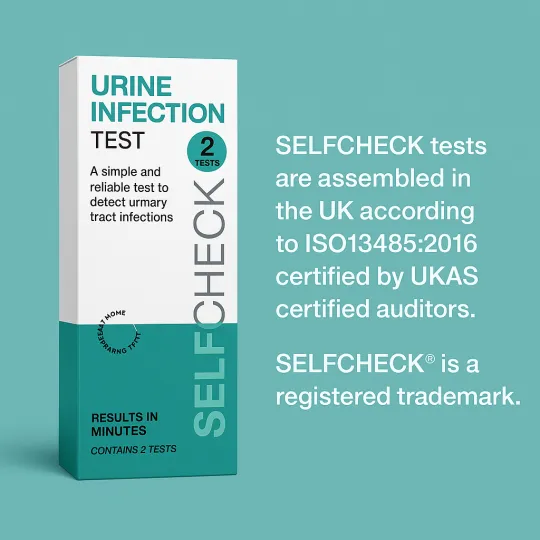 SELFCheck Urine Infection Test - 2 Tests
