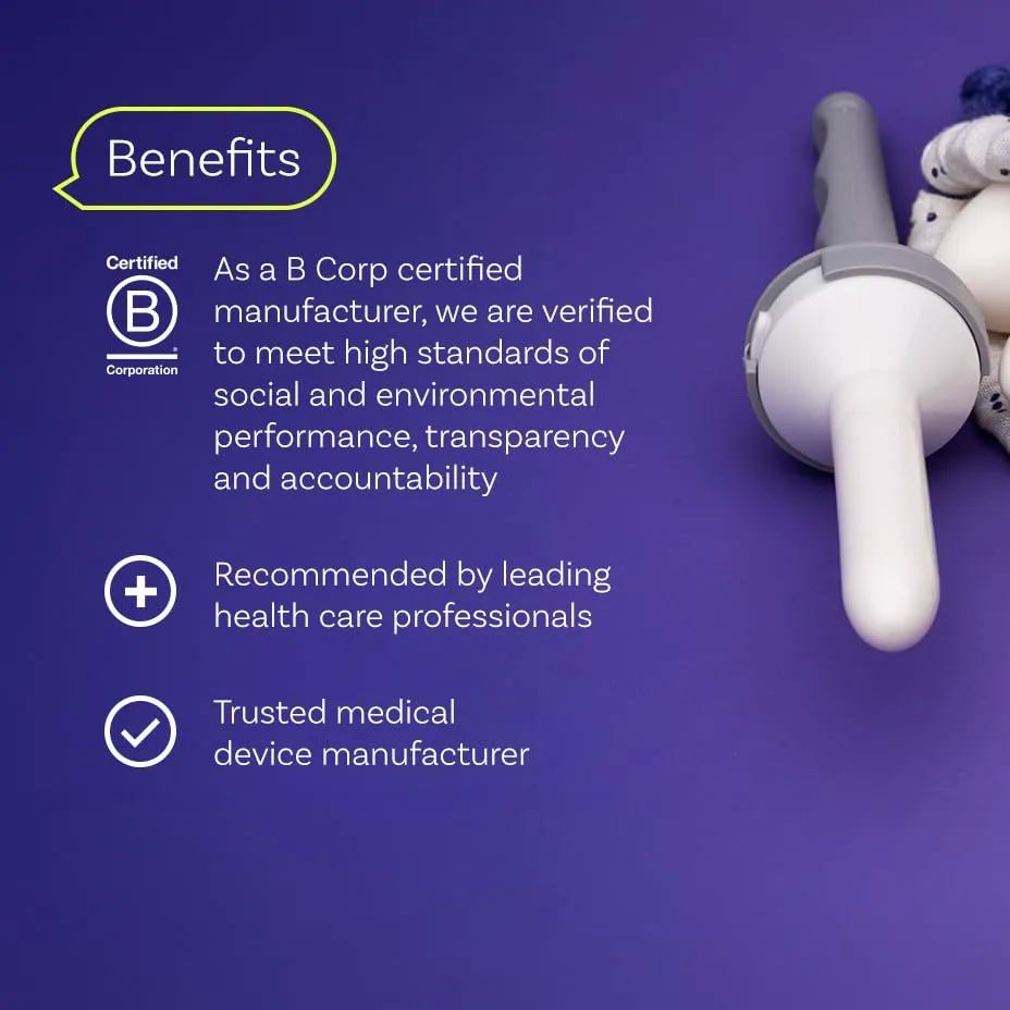 Amielle Comfort Vaginal Dilator Set with Optilube Lubricant