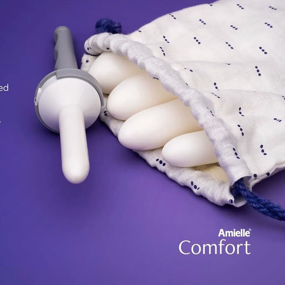 Amielle Comfort Vaginal Dilator Set with Optilube Lubricant