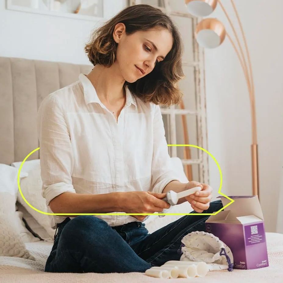 Amielle Comfort Vaginal Dilator Set with Optilube Lubricant