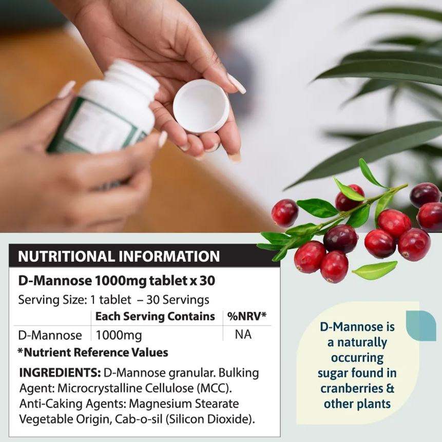 Osalis D Mannose UTI Bladder Support 1000mg