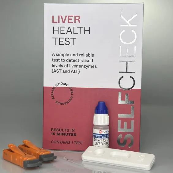 SELFCheck Liver Screen: Home Test Kit for Liver Enzymes