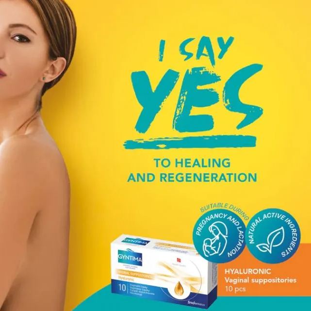 GYNTIMA Vaginal Suppositories - Hyaluronic