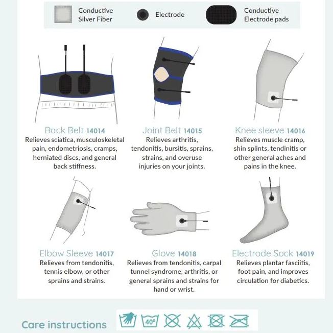 Universal TENS Electrode Back Belt