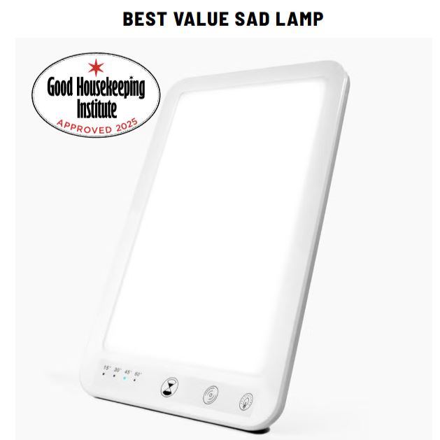 Osalis Compact 10,000 Lux SAD Lamp for Daylight Therapy 