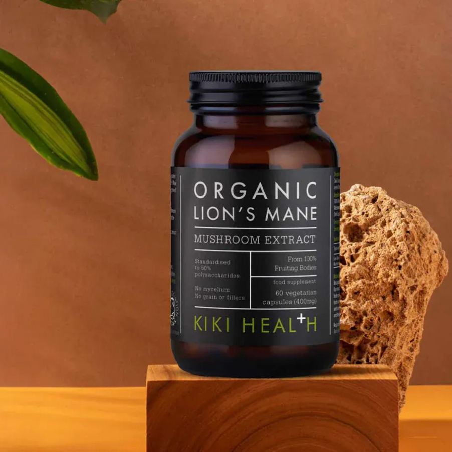 KIKI Health Organic Lion's Mane Mushroom Extract 400mg 