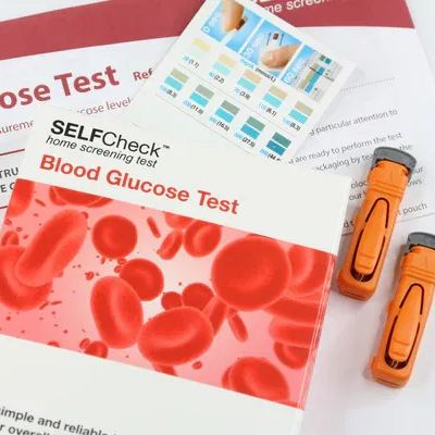 SELFCheck Blood Glucose Level Pack of 2 Tests