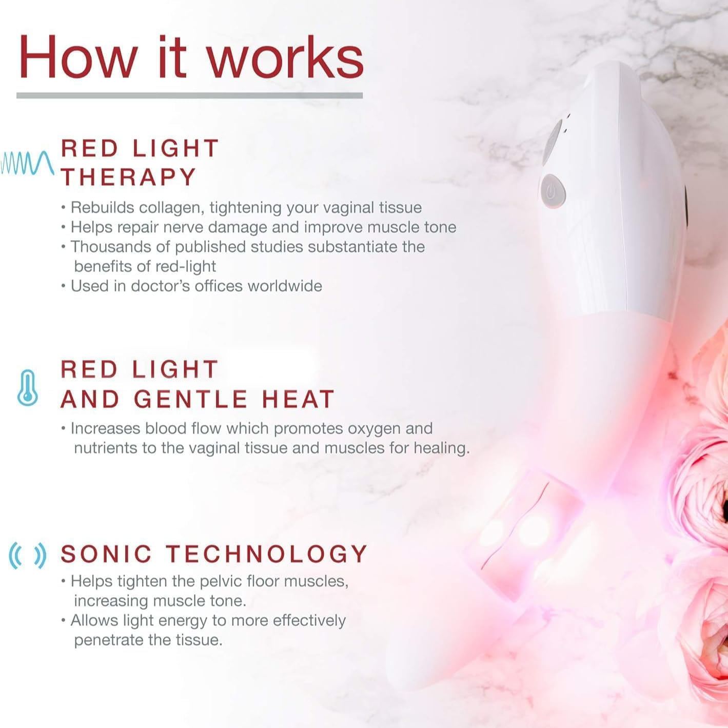 Joylux vSculpt Vaginal Rejuvenation & Tightening Machine: Red Light Therapy