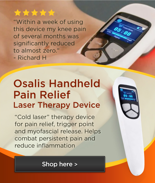 Osalis Handheld Pain Relief Laser Therapy Device