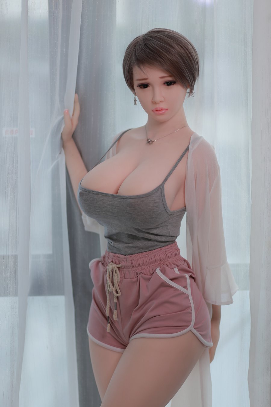 ﻿Gaby - Lifelike Big Breast Real TPE Silicone Sex Doll (5ft 6)