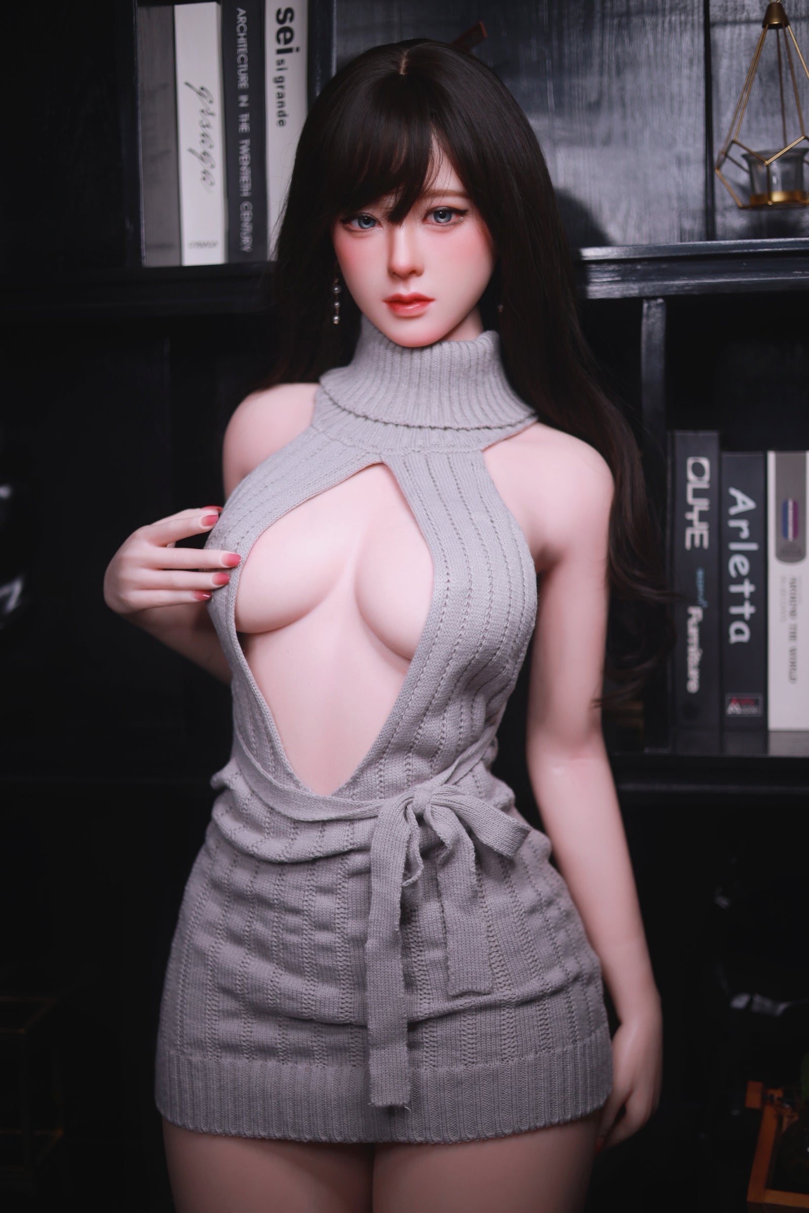 JY Doll | 168cm/5.51ft D-Cup Big Boobs Sex Doll with Silicone Body - Echo